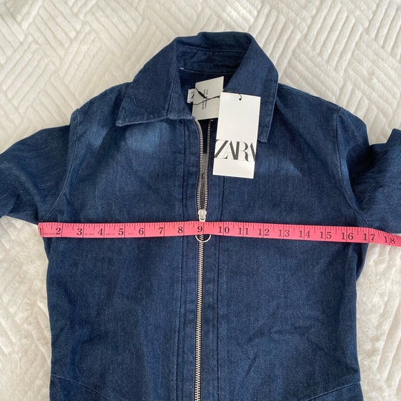 ZARA JUNIO’S DARK DENIM DRESS SIZE S - Picture 13 of 15